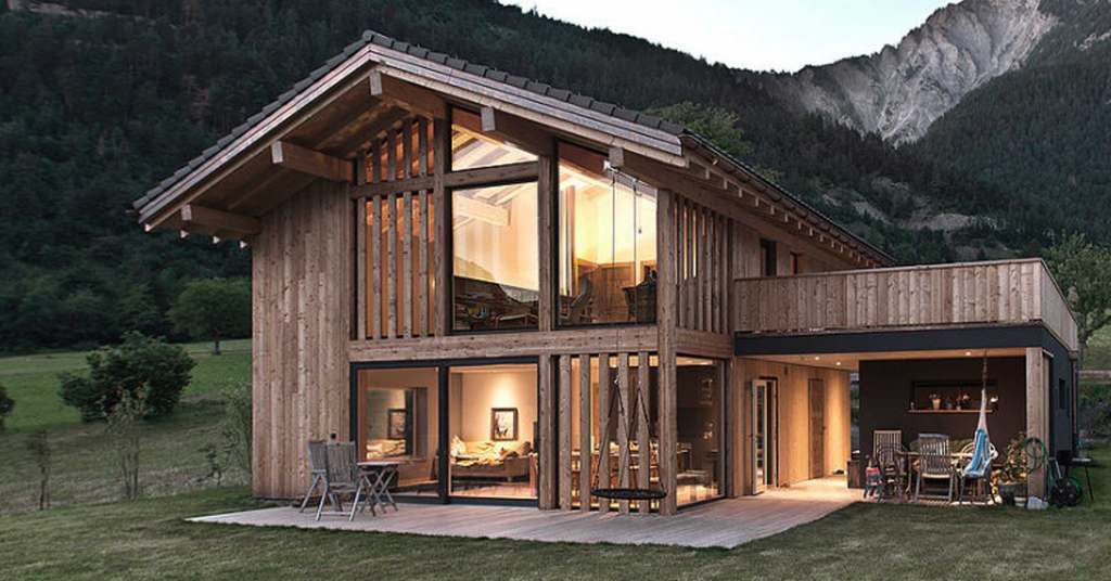 บ้านสวยโดดเด่นกลางวิวภูเขา ความงามของสถาปัตยกรรมที่อยู่อาศัยได้จริง