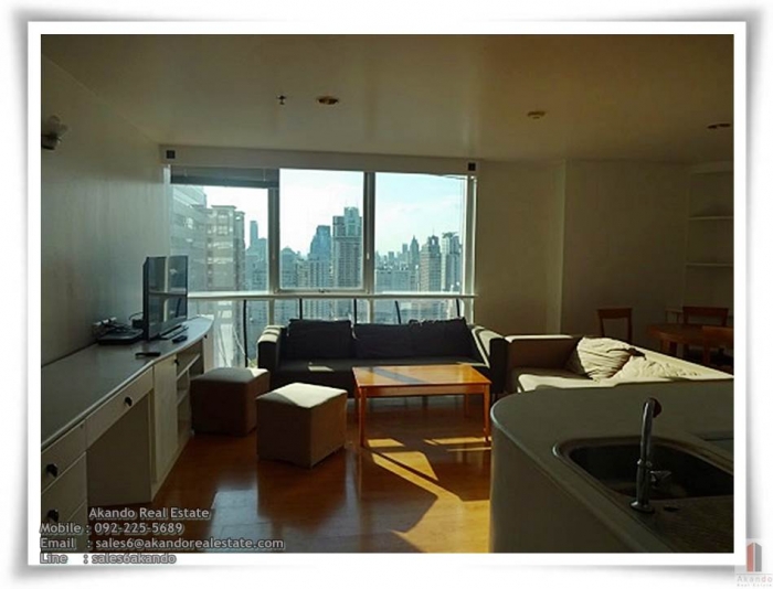  [Sale]Asoke Place 80Sqm 31F(UNBLOCK VIEW) RENOVATED 2BED1BATH New PRICE 6.3NET