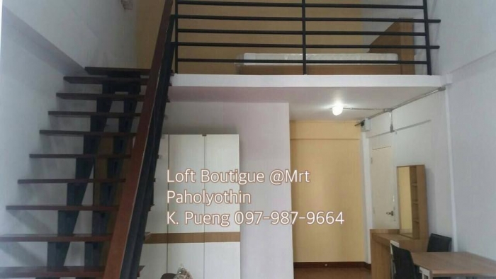 ห้องใหม่สวย Style Loft Duplex 2ชั้น MRT พหลโยธิน