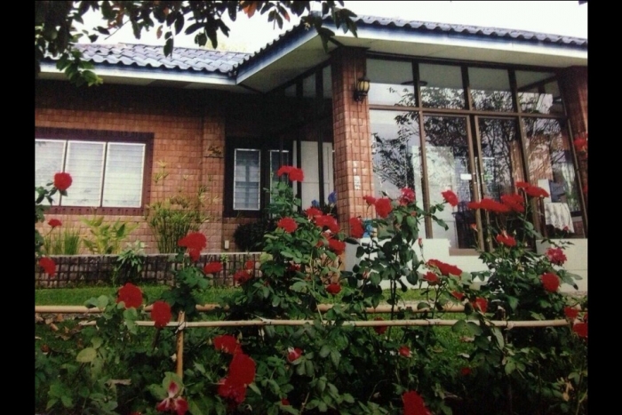 บ้านพักสไตล์รีสอร์ทพร้อมที่ดิน 32ไร่ที่ทองผาภูมิ จ.กาญจนบุรี เป็นที่มีโฉนดทำเลดี