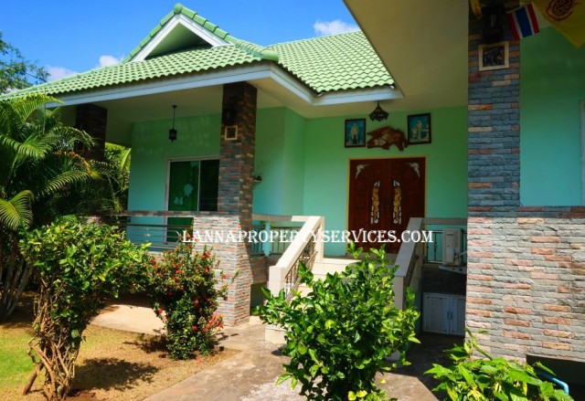 บ้านติดถนนในซอยตำบลน้ำแพร่อำเภอหางดงเชียงใหม่ A House for sale  Line id  aom_chiangmai http://www.lannapropertyservices.com/