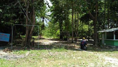 The large land for sale near Sea Khanom south of Thailand