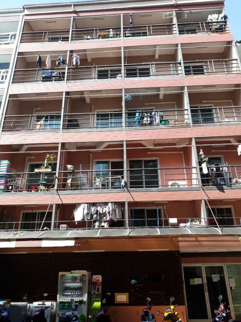 ขาย อะพาร์ตเมนต์ 6 ชั้น 46 ห้อง คนเช่าเต็มตลอดอยู่ในโซนนักศึกษา Yield Return 8% ต่อปี 