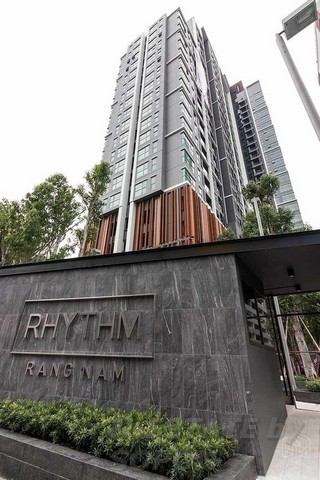 Condo ให้เช่า Rhythm Rangnam ชั้นที่ 26 วิวเมือง King Power ขนาด 35ตร.ม ตกแต่งสวย 30Kบาท/เดือน